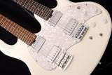 Used Ernie Ball Music Man Silhouette Double-Neck White-Brian's Guitars