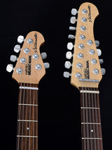 Used Ernie Ball Music Man Silhouette Double-Neck White-Brian's Guitars
