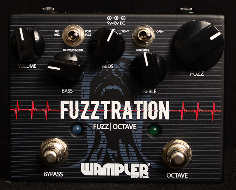 octave pedals guitar Wampler Fuzztration Fuzz/Octave Pedal
