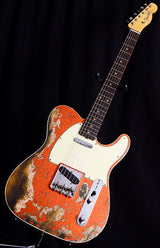 Used Fender Custom Shop 1960 Telecaster Custom Super Heavy Relic Candy Tangerine Sparkle-Brian's Guitars