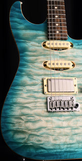 Tom Anderson Drop Top Shorty Natural Bora Blue Burst-Brian's Guitars