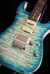 Tom Anderson Drop Top Shorty Natural Bora Blue Burst-Brian's Guitars