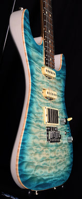 Tom Anderson Drop Top Shorty Natural Bora Blue Burst-Brian's Guitars