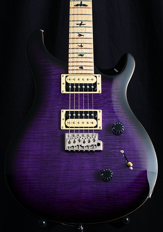 Used Paul Reed Smith SE Custom 24 LTD Flame Maple Purple Burst-Brian's Guitars