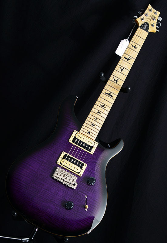Used Paul Reed Smith SE Custom 24 LTD Flame Maple Purple Burst-Brian's Guitars