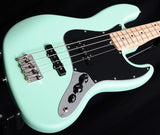 Fender American Performer Jazz Bass Satin Surf Green-Electric Guitars-Brian's Guitars