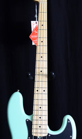 Fender American Performer Jazz Bass Satin Surf Green-Electric Guitars-Brian's Guitars