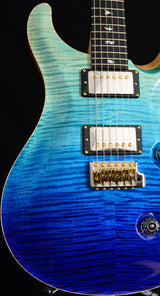 Paul Reed Smith Wood Library Custom 24 'FatBack' Swamp Ash Blue Fade-Brian's Guitars