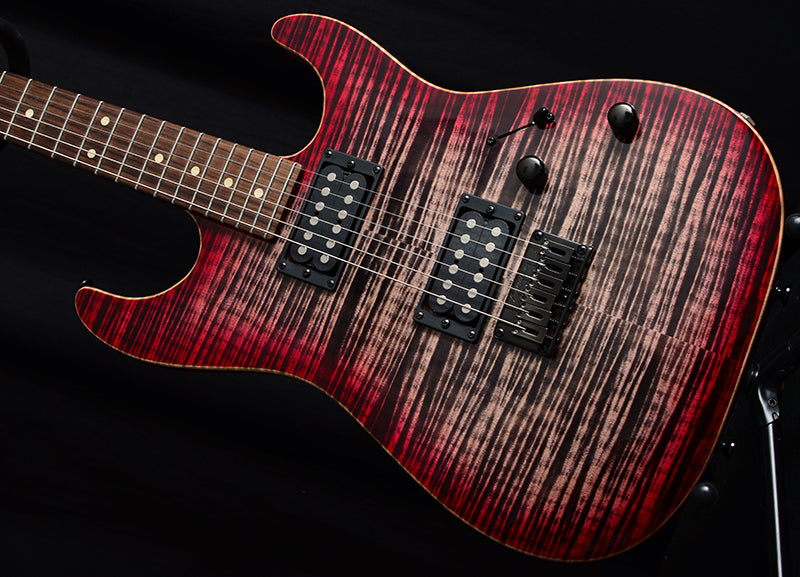 Used Tom Anderson Drop Top Natural Back to Red Burst