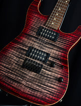 Used Tom Anderson Drop Top Natural Back to Red Burst-Brian's Guitars