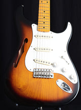 Used Fender Eric Johnson Thinline Stratocaster 2 Tone Sunburst-Brian's Guitars