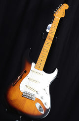 Used Fender Eric Johnson Thinline Stratocaster 2 Tone Sunburst-Brian's Guitars