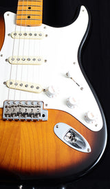 Used Fender Eric Johnson Thinline Stratocaster 2 Tone Sunburst-Brian's Guitars