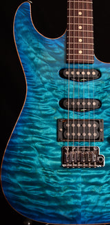 Tom Anderson Drop Top Bora Trans Blue Burst-Brian's Guitars