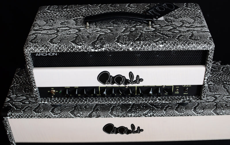 Paul Reed Smith White Snakeskin Archon 100W Brian's Guitars Limited Head and Cab-Brian's Guitars