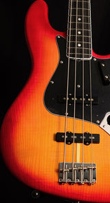Fender Rarities Flame Ash Top Jazz Bass Plasma Red Burst-Electric Guitars-Brian's Guitars