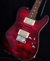 Used Tom Anderson Cobra Cajun Red Dark Red Burst-Brian's Guitars