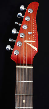 Used Tom Anderson Raven Superbird Transparent Amber To Cherry Burst-Brian's Guitars