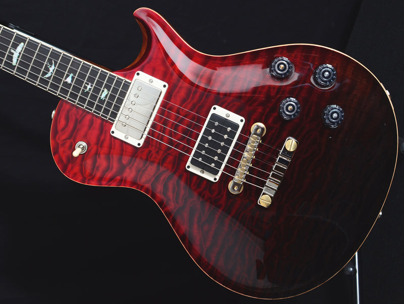 Paul Reed Smith Wood Library Artist McCarty Singlecut 594 Brian's Limited Fire Red Black Fade-Brian's Guitars