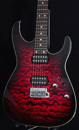 Tom Anderson Angel Cajun Red to Black Burst-Brian's Guitars