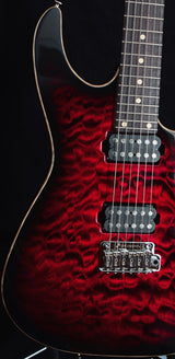 Tom Anderson Angel Cajun Red to Black Burst-Brian's Guitars
