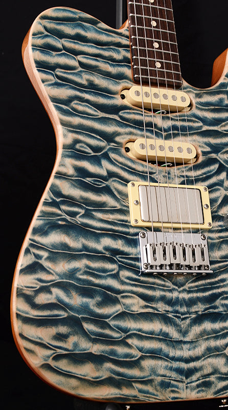 Used Tom Anderson Hollow Drop T Shorty Natural Blue-Brian's Guitars