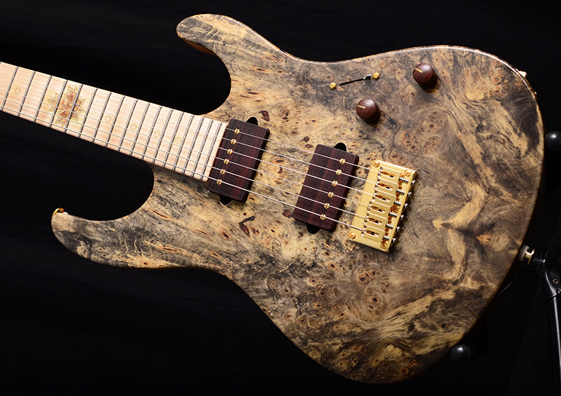 sahana guitars buckeye burl Suhr Modern T - Swamp Ash
