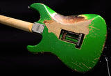 Used Friedman Vintage S Aged HSS Candy Green Over 3 Tone Sunburst-Brian's Guitars