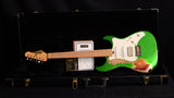 Used Friedman Vintage S Aged HSS Candy Green Over 3 Tone Sunburst-Brian's Guitars