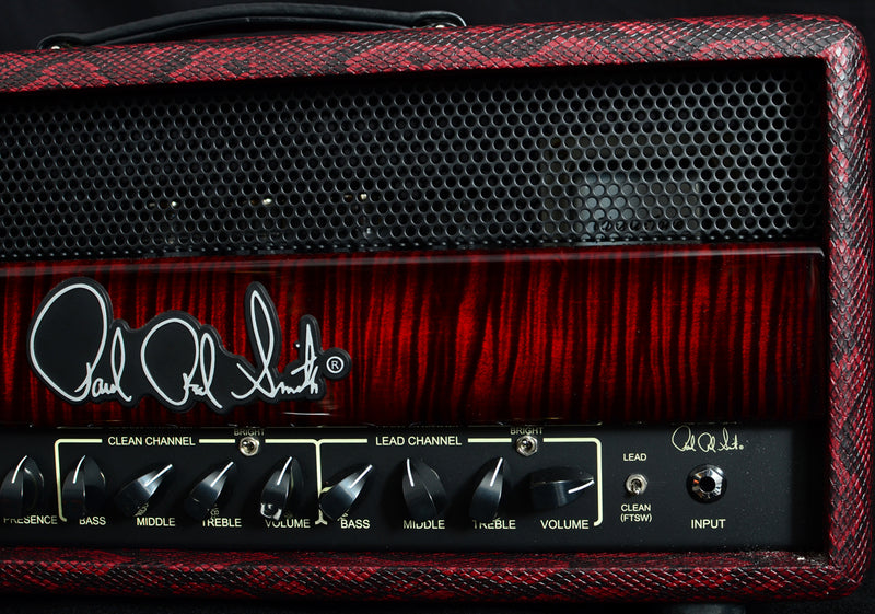 Paul Reed Smith Red Snakeskin Archon 100W Brian's Guitars Limited Head-Brian's Guitars