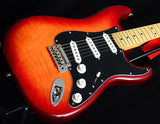 Fender Player Stratocaster Plus Top Aged Cherry Burst-Brian's Guitars