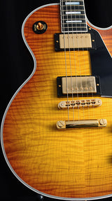 Used Gibson Custom Shop Les Paul Custom Flame Top Iced Tea Burst-Brian's Guitars