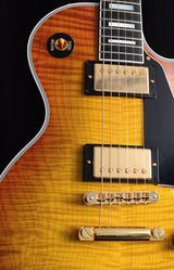 Used Gibson Custom Shop Les Paul Custom Flame Top Iced Tea Burst-Brian's Guitars