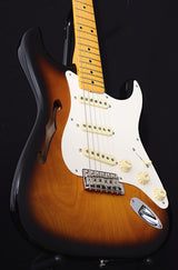 Used Fender Eric Johnson Thinline Stratocaster 2 Color Sunburst-Brian's Guitars