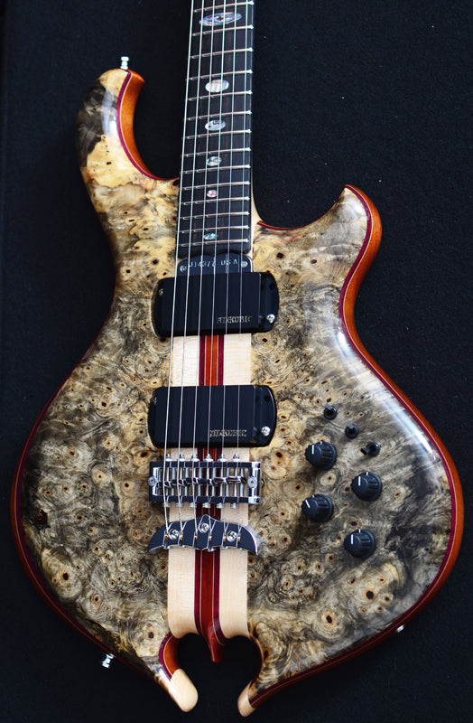Alembic Darling Buckeye Burl Electric Guitar w/ Wood Backplates