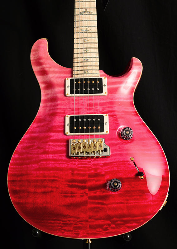 Paul Reed Smith Custom 24 Maple Neck Scarlet Bonnie Pink Fade-Brian's Guitars