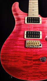 Paul Reed Smith Custom 24 Maple Neck Scarlet Bonnie Pink Fade-Brian's Guitars