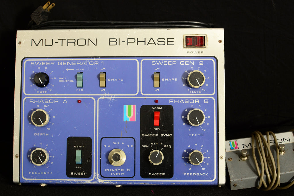 【Mu-Tron Phasor II ビンテージ 1970年代 動作確認済み】 Used Vintage Mu-Tron Bi-Phase