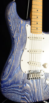 Used Fender American Deluxe Stratocaster Faded Blue Sandblasted Limited-Brian's Guitars