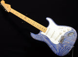 Used Fender American Deluxe Stratocaster Faded Blue Sandblasted Limited-Brian's Guitars