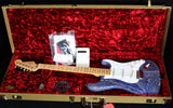 Used Fender American Deluxe Stratocaster Faded Blue Sandblasted Limited-Brian's Guitars
