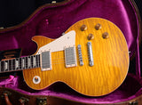 Used Gibson Custom Shop Les Paul 1959 Reissue R9 Transition Burst Lemon Burst-Brian's Guitars
