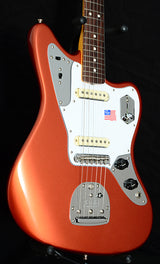 Used Fender Johnny Marr Jaguar Metallic Kandy Orange-Brian's Guitars