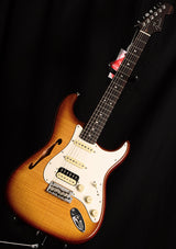 Fender Rarities Flame Top Stratocaster HSS Thinline Violin Burst-Brian's Guitars
