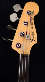 1976 Fender Precision Bass Fretless Olympic White-Brian's Guitars