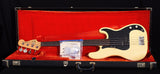 1976 Fender Precision Bass Fretless Olympic White-Brian's Guitars