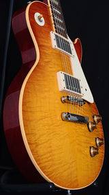 Used Gibson Custom Shop Les Paul 1959 Reissue R9 B9 Burst Brothers Limited Honey Tea Burst-Brian's Guitars