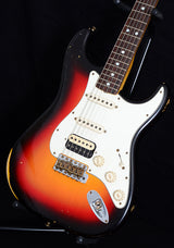 Used Fender Custom Shop 1965 Stratocaster HSS Heavy Relic Aged 3 Tone Sunburst-Brian's Guitars