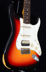 Used Fender Custom Shop 1965 Stratocaster HSS Heavy Relic Aged 3 Tone Sunburst-Brian's Guitars