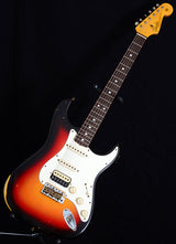 Used Fender Custom Shop 1965 Stratocaster HSS Heavy Relic Aged 3 Tone Sunburst-Brian's Guitars